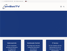 Tablet Screenshot of comsattv.de